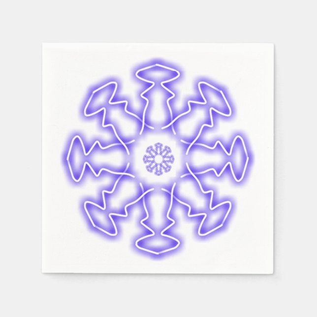 Guardanapo De Papel Impressões de caleidoscópio (Frente)