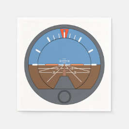 Guardanapo De Papel Indicador de atitude Instrumento de voo para aeron