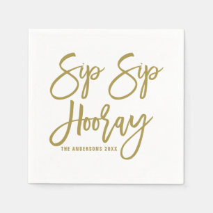 Guardanapo de papel indicados por letras da mão
