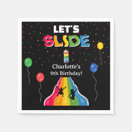 Guardanapo De Papel Indoor Slide Park Kids Playground Birthday Party