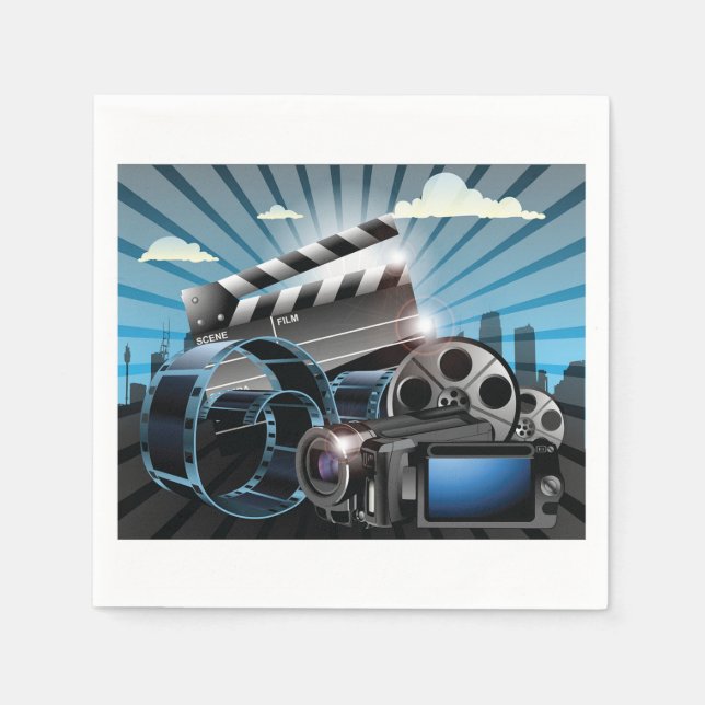 Guardanapo De Papel Indústria de filmes (Frente)