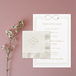 Guardanapo De Papel Infinity Love Double Feliness Casamento Chinês