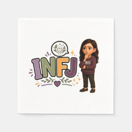 Guardanapo De Papel INFJ — A Guardiã das Ideias