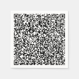 Guardanapo De Papel Informações personalizadas de verificação de códig