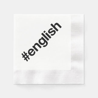 GUARDANAPO DE PAPEL INGLÊS