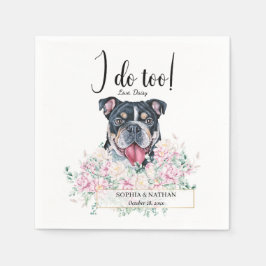 Guardanapo De Papel Inglês Bulldog Casamento Cocktail Napkins