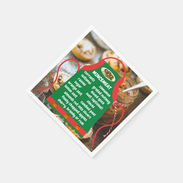 Guardanapo De Papel Ingredientes de carne picada Apron (Canto)