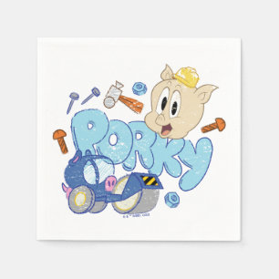 Guardanapo De Papel INSETOS BUNNY BUILDERS™  Arte de Desenho Porky