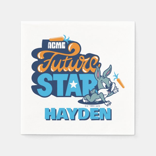 Guardanapo De Papel Insetos para bebês BUNNY™ - Estrela futura (Frente)