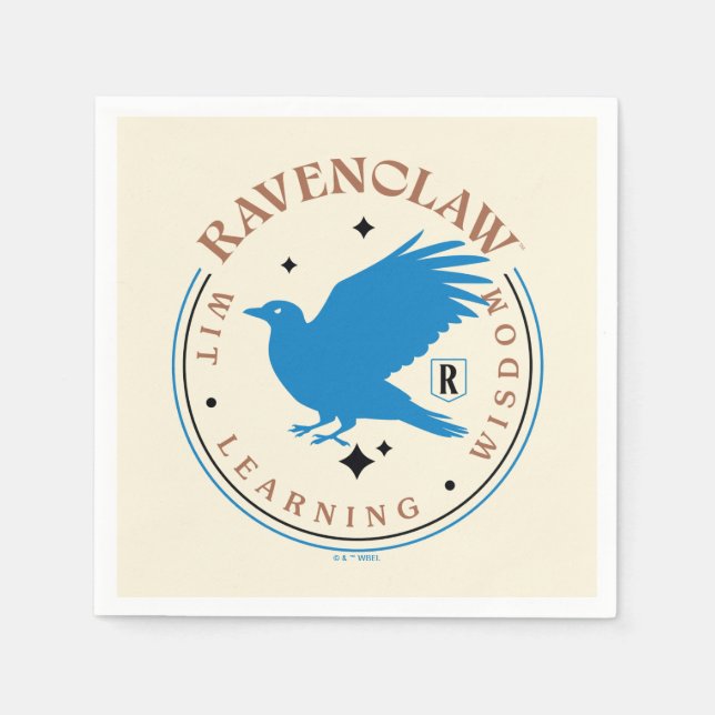 Guardanapo De Papel Insígnia de Orgulho da Casa Águia Azul RAVENCLAW™ (Frente)