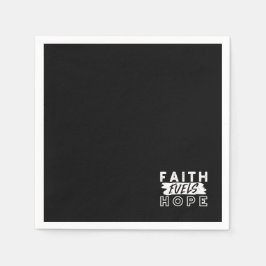Guardanapo De Papel Inspirational Faith Quote – Faith Fuels Hope