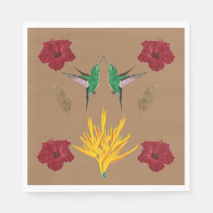 Guardanapo De Papel Inspiraton dos colibris