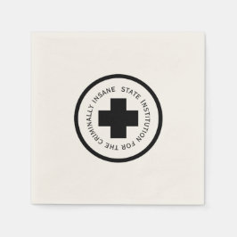 Guardanapo De Papel Instituição Estatal Para Os Criminalmente Insanos