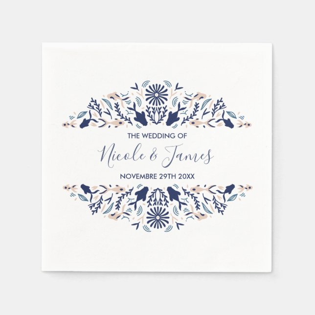 Guardanapo De Papel Internacional > Japonês | Casamento Personalizado  (Frente)