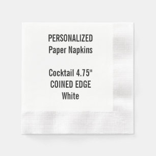 Guardanapo de papel inventados personalizados do