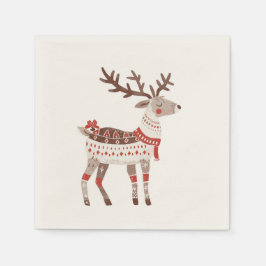 Guardanapo De Papel Inverno, Yule e Nápoles Festivas de Natal