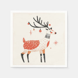 Guardanapo De Papel Inverno, Yule e Nápoles Festivas de Natal