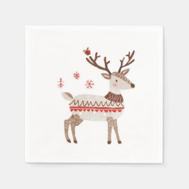 Guardanapo De Papel Inverno, Yule e Nápoles Festivas de Natal