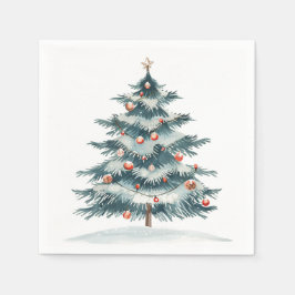 Guardanapo De Papel Inverno, Yule e Natal Festivo