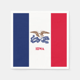 Guardanapo De Papel Iowan Flag, Flag of Iowa