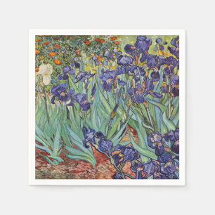 Guardanapo De Papel Íris de Van Gogh Pintura Impressionista
