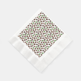 Guardanapo De Papel Irish Coffee Beans and Shamrocks Funny Design