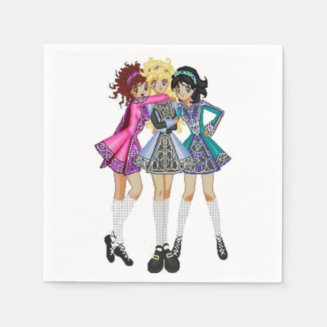 Guardanapo De Papel Irish Dance Paper Napkins (Frente)