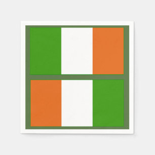 Guardanapo De Papel Irish Flag Napkin