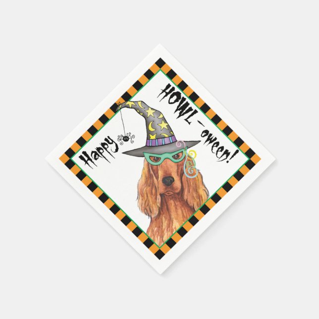 Guardanapo De Papel Irish Setter Witch Napkins (Canto)