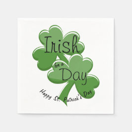 Guardanapo De Papel Irlandês por um Dia Feliz Dia de São Patrício