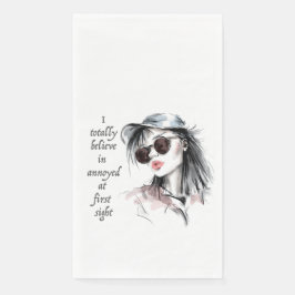 Guardanapo De Papel Irritado à primeira vista