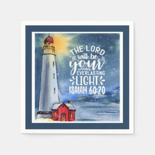 Guardanapo De Papel Isaiah 60:20 O Senhor Será Sua Luz