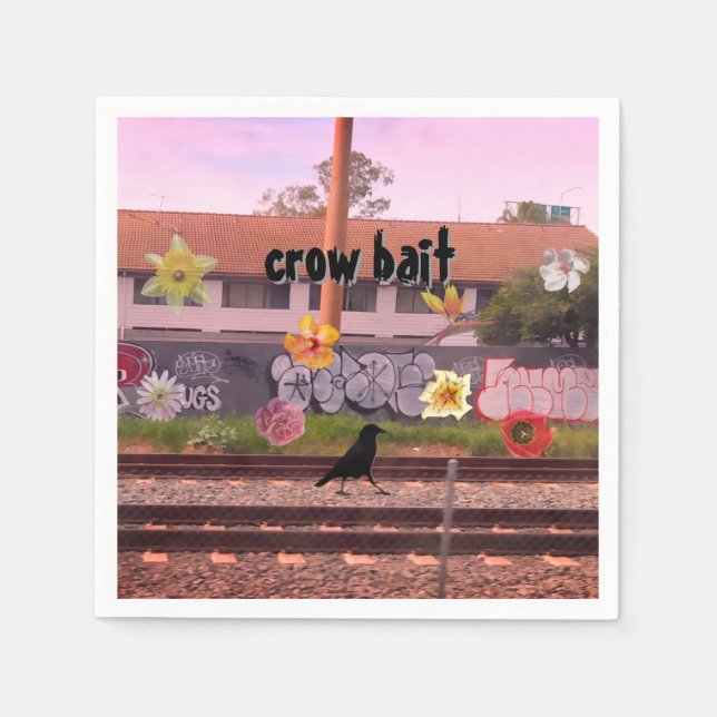 Guardanapo De Papel Isca de Corvo  (Frente)