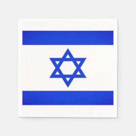 Guardanapo De Papel Israel Flag Napkins