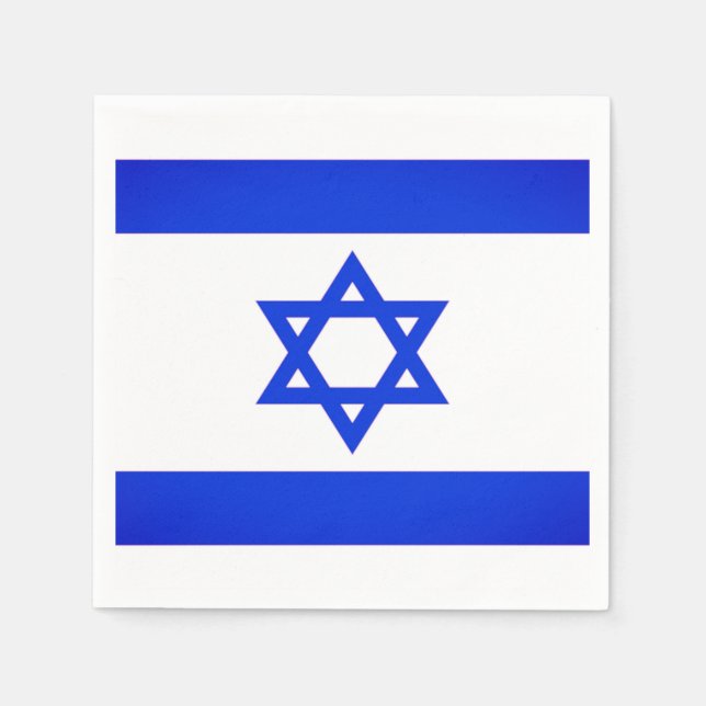 Guardanapo De Papel Israel Flag Napkins (Frente)