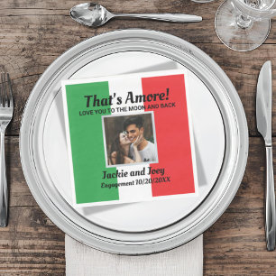 Guardanapo De Papel Isso é Amor! Evento Italiano Personalizado para Ca