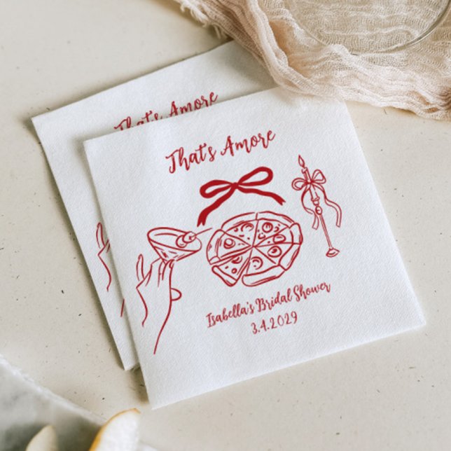 Guardanapo De Papel Isso é amor Mãos desenhadas Churrasco de Pizza par (Criador carregado)