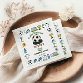 Guardanapo De Papel It’s Game Time Soccer 1st Birthday – Fun Kids 