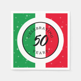 Guardanapo De Papel Itália Bandeira Itália Aniversário de Aniversário