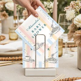 Guardanapo De Papel Italian Café Doodle Baby Shower