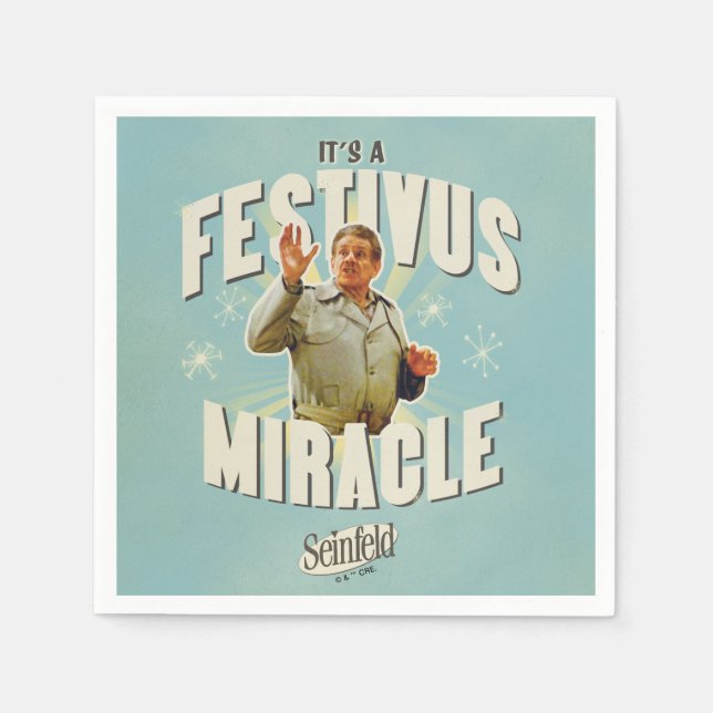 Guardanapo De Papel It's a Festivus Miracle (Frente)