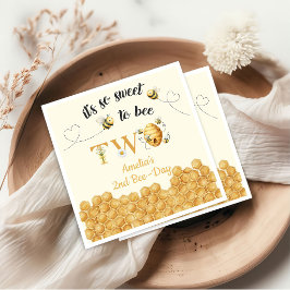Guardanapo De Papel It's So Sweet To Bee 2nd Birthday
