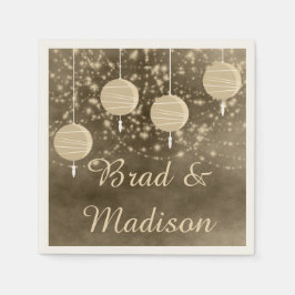 Guardanapo De Papel Ivory Lanterns