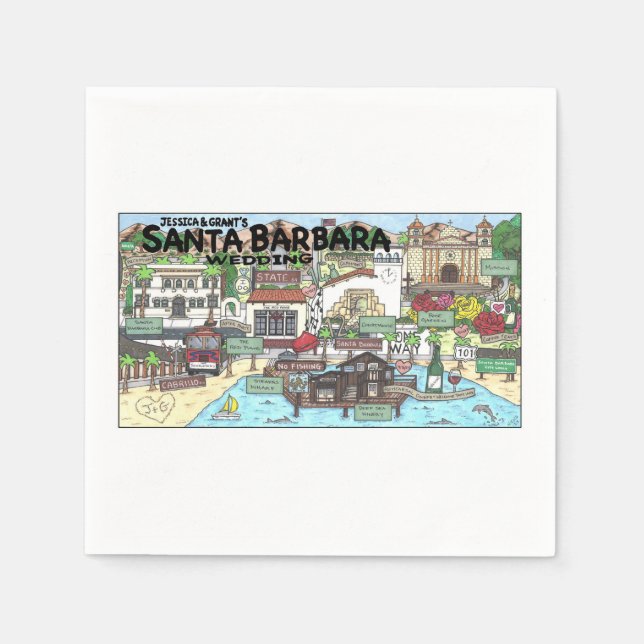 Guardanapo De Papel J + G Cocktail Napkins (Frente)