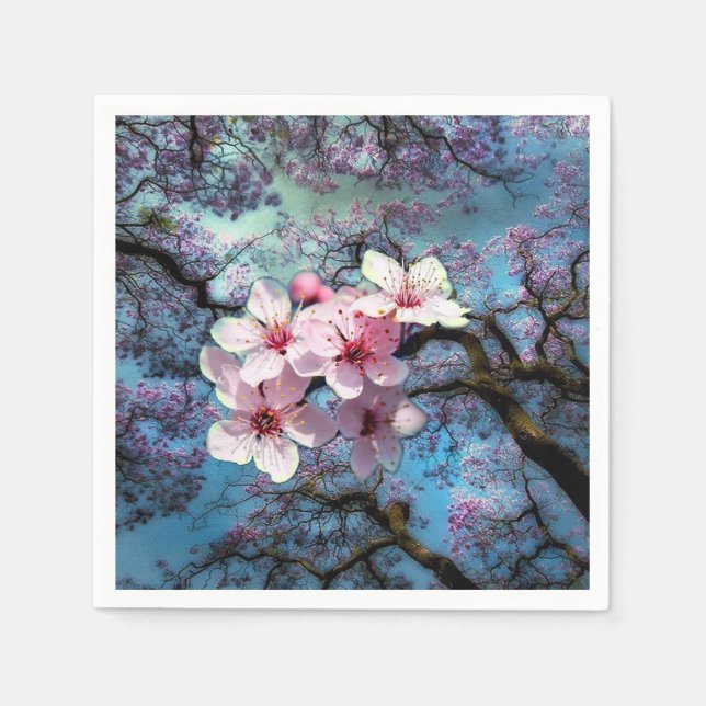 Guardanapo De Papel Jacaranda Trees (Frente)