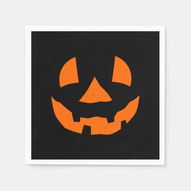 Guardanapo De Papel Jack O Lantern (Frente)