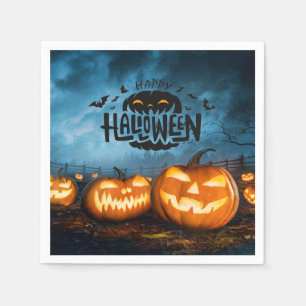 Guardanapo De Papel Jack-O-Lanterns