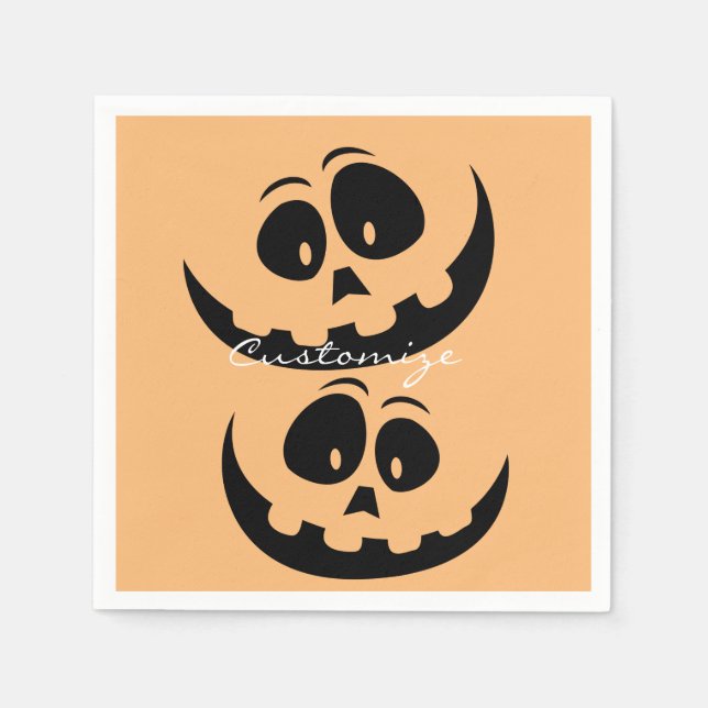 Guardanapo De Papel Jack O'lantern Smile Thunder_Cove (Frente)