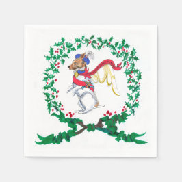 Guardanapo De Papel Jack Russell Christmas Napkins, de Gulliver