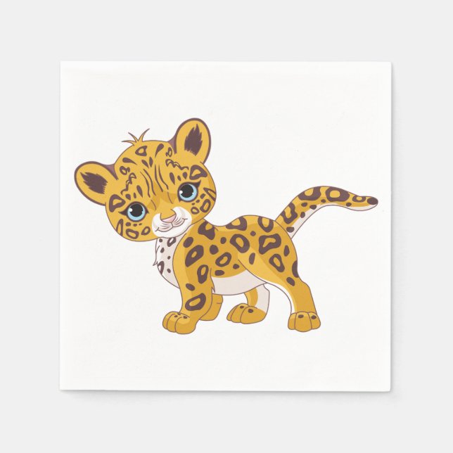 Guardanapo De Papel Jaguar Cub Paper Napkins (Frente)